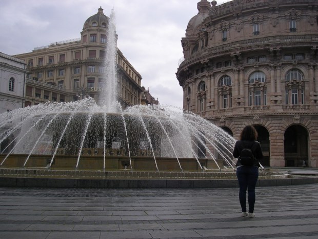 Fountain at Piazza De Ferrari