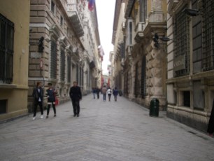 Via Garibaldi, the streets of palaces