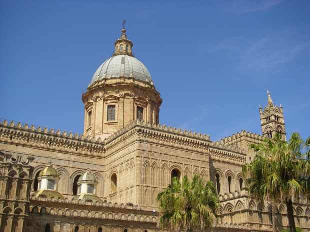 Detail of the Palermo Cathedral's dome